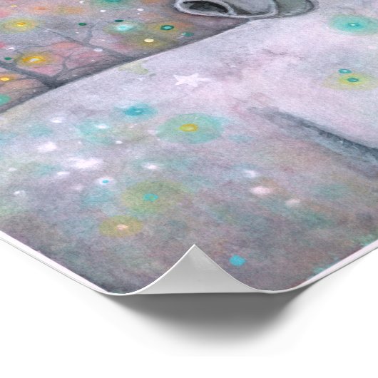 Twinkellampjes Magical Unicorn Molly Harrison Poster (Hoek)