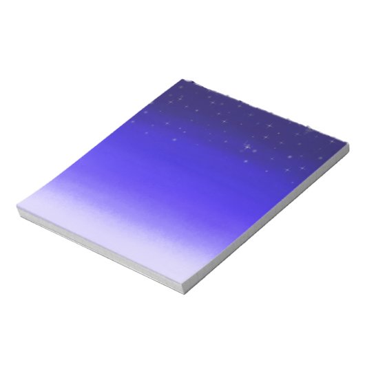 Twinkelstars bij nacht notitieblok (Linkerzijde)