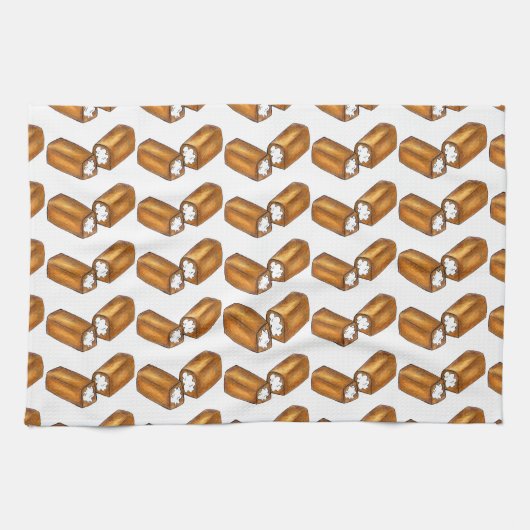 Twinkie Cream-Fled Snack Cake Junk Food Foodie Theedoek (Horizontaal)