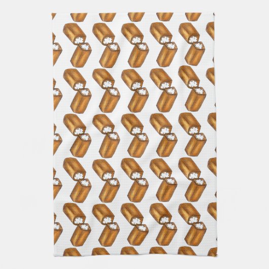 Twinkie Cream-Fled Snack Cake Junk Food Foodie Theedoek (Verticaal)