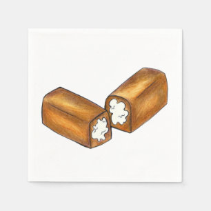 Twinkie Cream-Fled Snack Cake Junk Food Napkins Servetten
