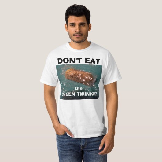 TWINKIE! Eet het niet! T-shirt (Voorkant volledig)