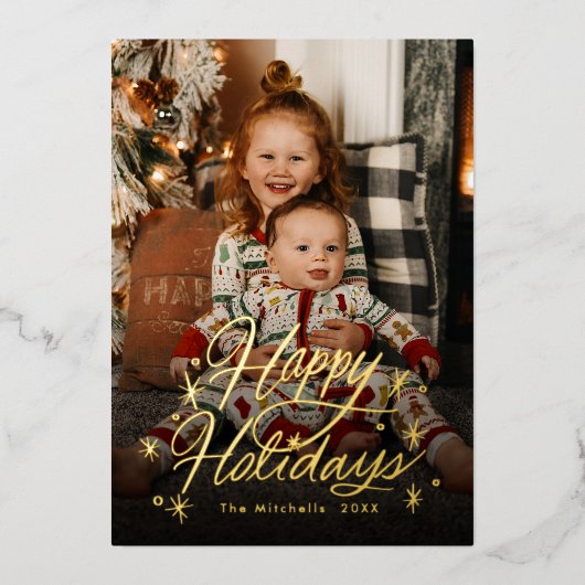 Twinking Hand Lettered Prettige feestdagen (Voorkant)