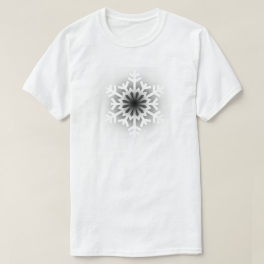 Twinking White Snowflake T-shirt (Design voorkant)