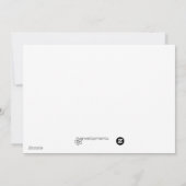 Twinkle 24KT Script Holiday Photo Card Feestdagenkaart (Achterkant)