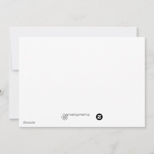 Twinkle 24KT Script Holiday Photo Card Feestdagenkaart (Achterkant)