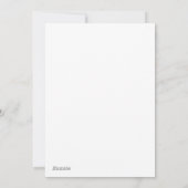 Twinkle 24KT Script Vakantie Fotokaart Feestdagenkaart (Achterkant)