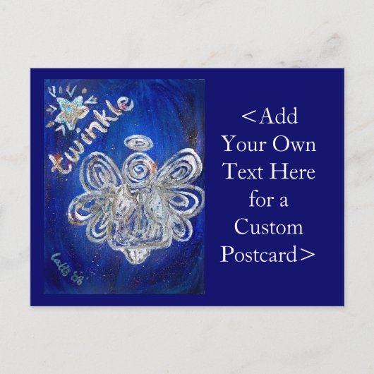 Twinkle Angel Art Briefkaart (Voorkant)