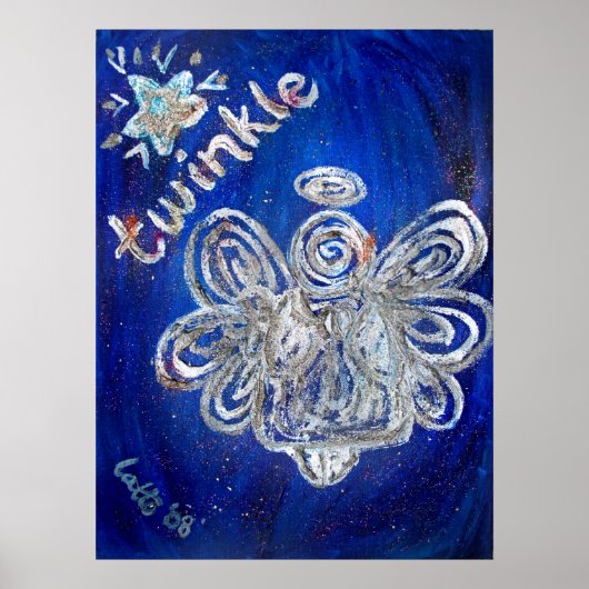 Twinkle Angel Art Print Poster (Voorkant)