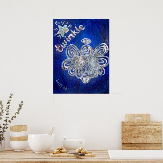 Twinkle Angel Art Print Poster (Keuken)