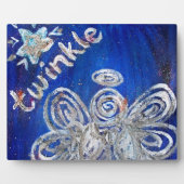 Twinkle Angel Art Schilderij Gift Plaque Fotoplaat (Voorkant)