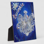 Twinkle Angel Art Schilderij Gift Plaque Fotoplaat (Zijkant)
