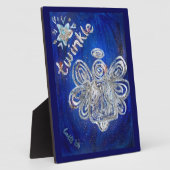 Twinkle Angel Art Schilderij Gift Plaque Fotoplaat (Zijkant)