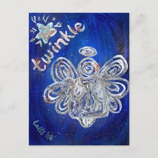 Twinkle Angel Briefkaart (Voorkant)