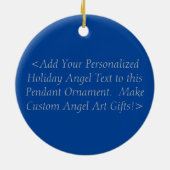 Twinkle Angel Ornament Pendant (Achterkant)
