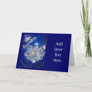 Twinkle Angel-Wenskaart of briefkaart