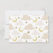 Twinkle baby shower bedankt je kaart (Achterkant)