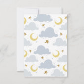 Twinkle baby shower bedankt je kaart (Achterkant)