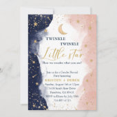 Twinkle Geslacht onthullen, marineblauw en blauw Kaart (Voorkant)