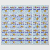 Twinkle Grafiek met sterren Cadeaupapier (Vlak)