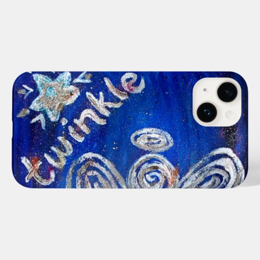 Twinkle Guardian Angel Art Custom iPhone Case (Achterkant (horizontaal))