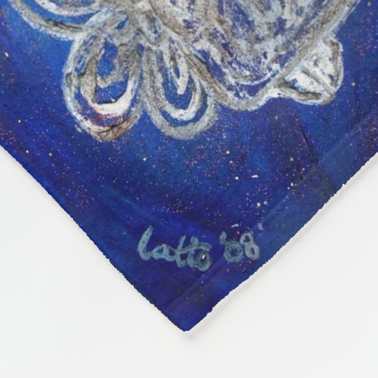 Twinkle Guardian Angel Custom Fleece Deken (Hoek)