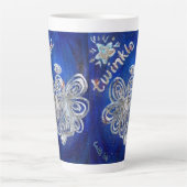 Twinkle Guardian Angel Custom Latte Mok Cup (Voorkant)