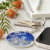 Twinkle Guardian Angel Custom Sleutelhanger (Voorkant Rechts)