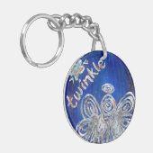 Twinkle Guardian Angel Custom Sleutelhanger (Voorkant Links)