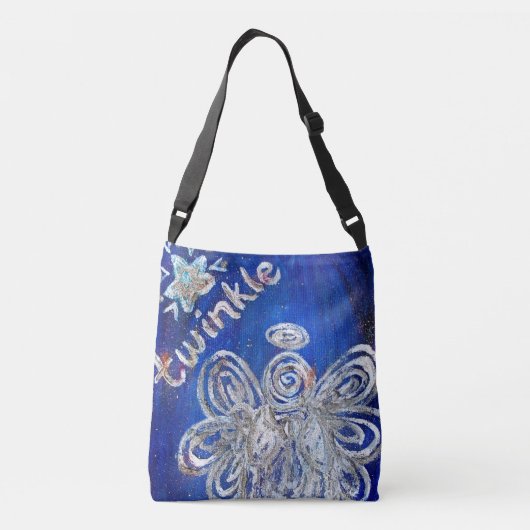 Twinkle Guardian Engel Purse Art Cross Body Bag Crossbody Tas (Achterkant)
