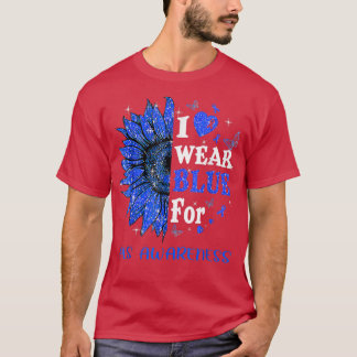 Twinkle Heart Sunflower I Draag Blue voor als ware T-shirt