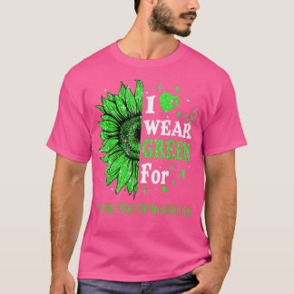 Twinkle Heart Sunflower Mental Health Awareness 67 T-shirt