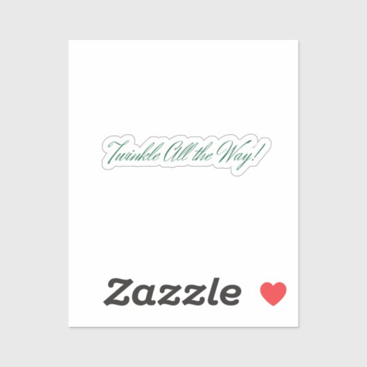Twinkle helemaal! Vakantie Sticker (Vel)