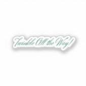 Twinkle helemaal! Vakantie Sticker (Voorkant)