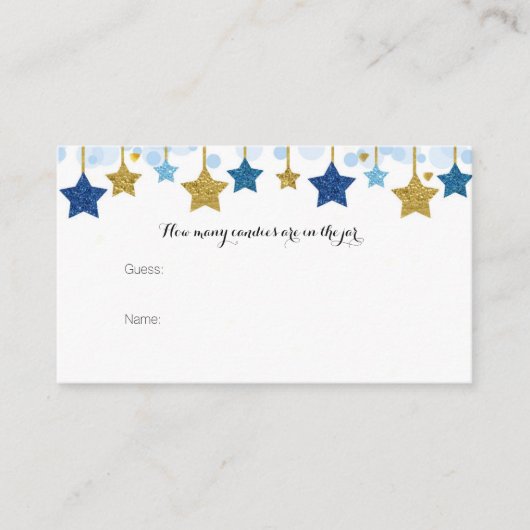 Twinkle Hoeveel Snoepjes in de pot Kaart (Voorkant)