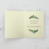 Twinkle in zijn oog Santa Feestdagen Kaart (Binnen)