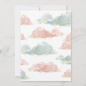 Twinkle kleine ster Baby Gender Rekalpartij Kaart (Achterkant)