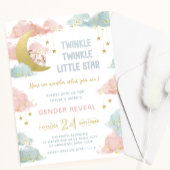 Twinkle kleine ster Baby Gender Rekalpartij Kaart