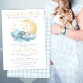 Twinkle kleine ster baby jongen douche uitnodiging