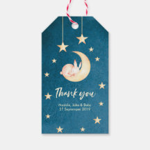 Twinkle kleine ster en maan dank je voor labels