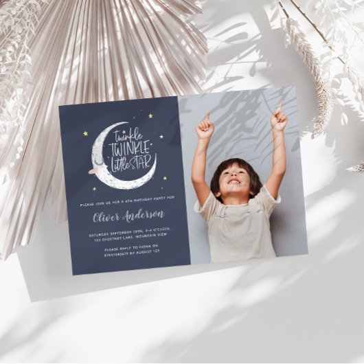 Twinkle, kleine ster foto verjaardagsfeestje