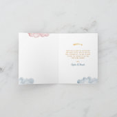 Twinkle kleine ster geslacht onthullen dank u bedankkaart (Binnen)