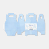 Twinkle kleine ster gunst doos, jongen baby shower bedankdoosjes (Uitgevouwen)