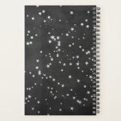 Twinkle kleine ster | Houtskool Grijs en Zilver Planner (Achterkant)