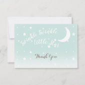 Twinkle kleine ster mint dank u briefkaarten (Voorkant)