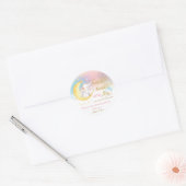 Twinkle kleine ster olifant roze gunst dank u ronde sticker (Envelop)