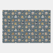 Twinkle kleine ster slaperig schattig dieren patro inpakpapier vel (Voorkant 2)