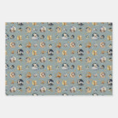 Twinkle kleine ster slaperig schattig dieren patro inpakpapier vel (Voorkant)