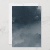 Twinkle kleine ster. Waterverf baby shower Kaart (Achterkant)