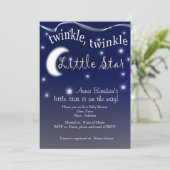 Twinkle, kronkel, kleine ster kaart (Staand voorkant)